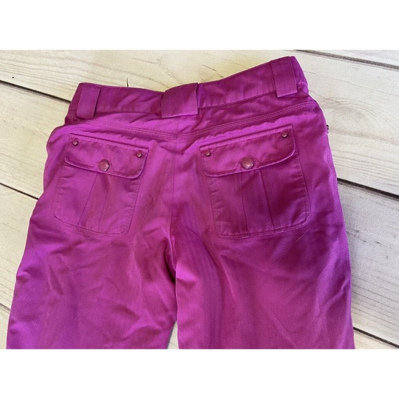 Marmot Girl’s Ski Snowboard Snow Pants in Fuschia Pink And Green Sz L - Picture 8 of 13